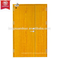 UL BS Standard 30M / 60M / 90M / 120M Fire Steel Exit Doors, porta de vidro esmaltado para sala de aula da escola do hospital